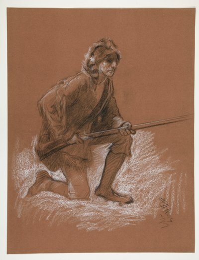 Figurstudie for af Edwin Austin Abbey