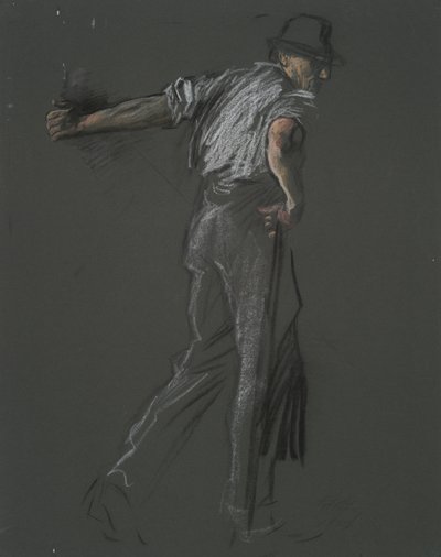 Figurstudie for af Edwin Austin Abbey