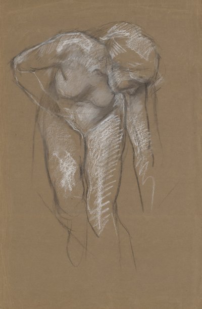 Figurstudie for af Edwin Austin Abbey