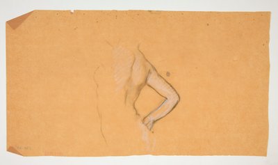 Figurstudie til vægmaleri i State Capitol-bygningen i Harrisburg, Pennsylvania, 1902-1911 (fuldført af John Singer Sargent) af Edwin Austin Abbey