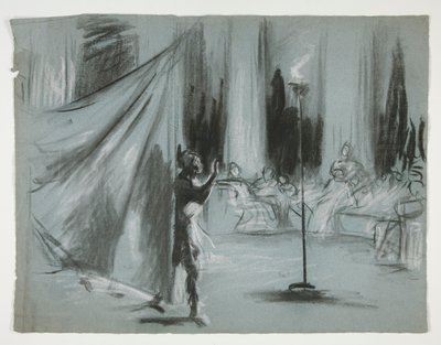 Figurer i en Sal af Edwin Austin Abbey