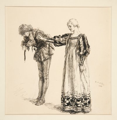 Gratian: af Edwin Austin Abbey
