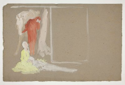 Gruppe af figurer - (uidentificeret illustration) af Edwin Austin Abbey