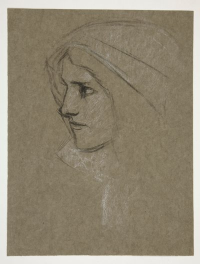 Head of Cordelia, fra Kong Lear af Edwin Austin Abbey