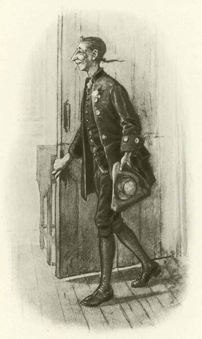Ichabod Crane (dybtryk) af Edwin Austin Abbey