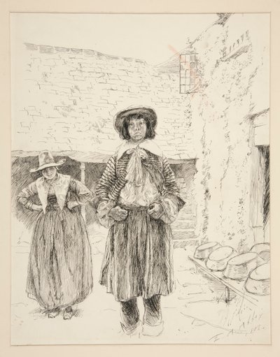 Illustration til af Edwin Austin Abbey