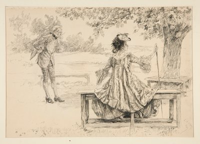 Illustration til af Edwin Austin Abbey