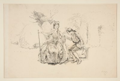 Illustration til af Edwin Austin Abbey