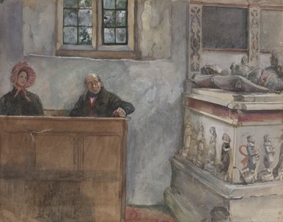 I Kirken af Edwin Austin Abbey