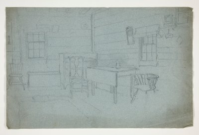 Interiørstudie af Edwin Austin Abbey