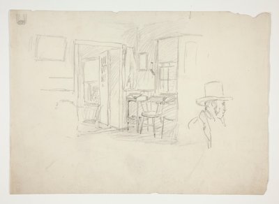 Interiørstudie af Edwin Austin Abbey