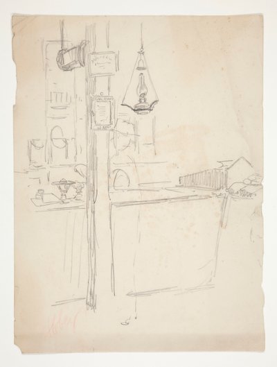 Interiørstudie af Edwin Austin Abbey