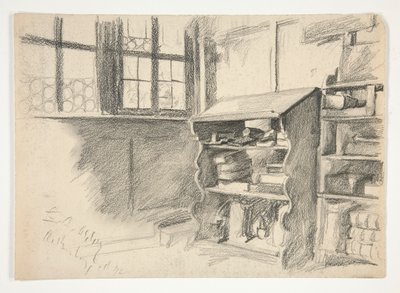 Interiørstudie: Rothenburg af Edwin Austin Abbey