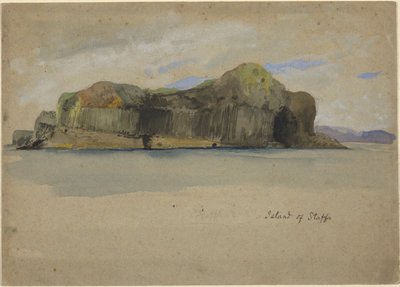 Øen Staffa af Edwin Austin Abbey