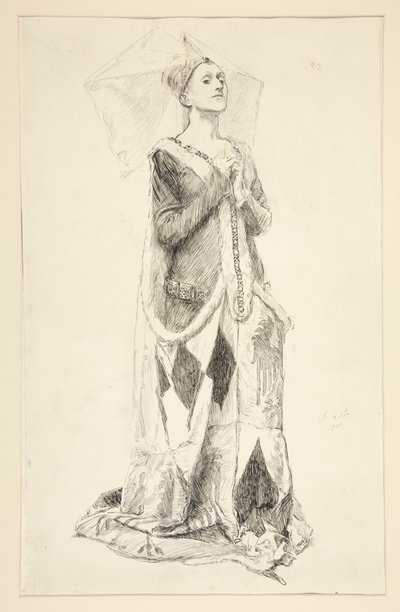 Lady Anne Nevill, fra kong Richard III af Edwin Austin Abbey