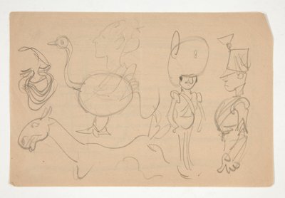 Ark med Doodles af Edwin Austin Abbey