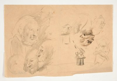 Ark med skitser af Edwin Austin Abbey