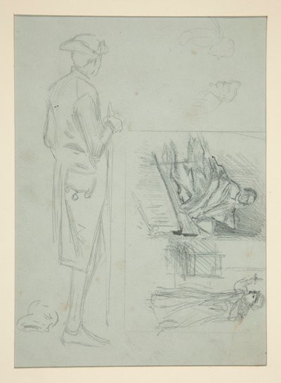 Ark med skitser af Edwin Austin Abbey