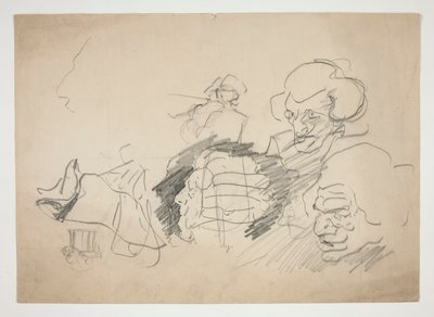 Ark med skitser af Edwin Austin Abbey