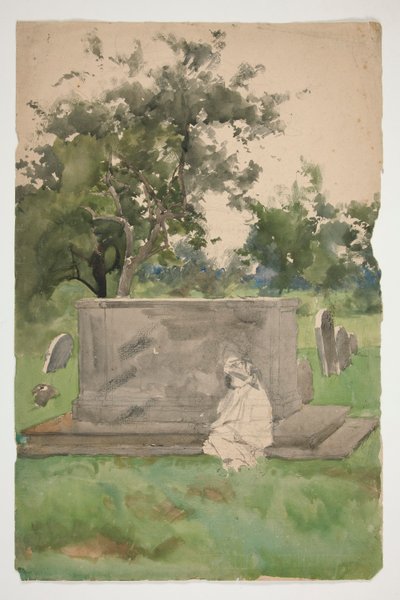 Skitse til af Edwin Austin Abbey