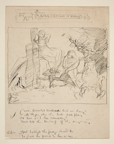 Skitse til et vers: af Edwin Austin Abbey