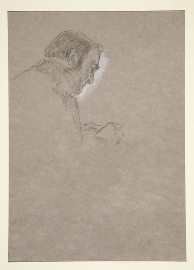 Undersøgelse. Ærkebiskopens tempel kroner kongen af Edwin Austin Abbey