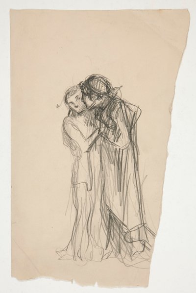 Studie til 12. nat (?) af Edwin Austin Abbey