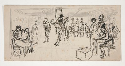 Studer for en af Edwin Austin Abbey