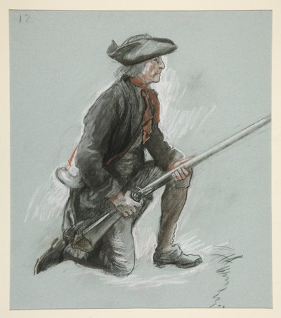 Studer for en figur i af Edwin Austin Abbey