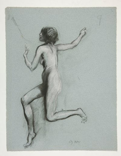 Undersøg for tallet 9 om morgenen af Edwin Austin Abbey