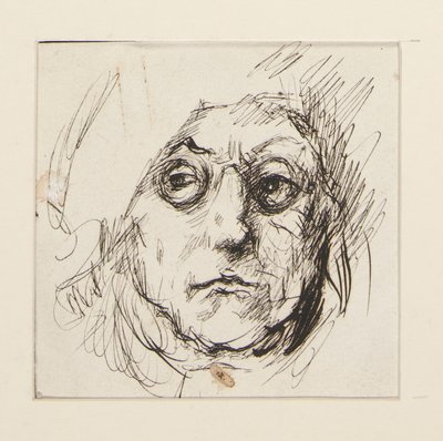 Studie af Benjamin Franklin til vægmalerierne i State Capitol-bygningen i Harrisburg, Pennsylvania, 1902-1911 (fuldført af John Singer Sargent) af Edwin Austin Abbey