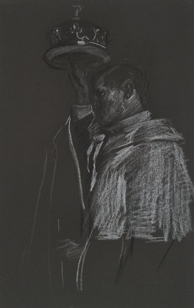 Studie af Peer for Coronation of Edward VII af Edwin Austin Abbey