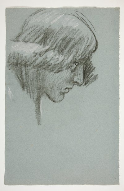 Studie af en ung mand af Edwin Austin Abbey