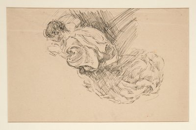 Studie af en engel (til farvet glas? til et loft?) af Edwin Austin Abbey