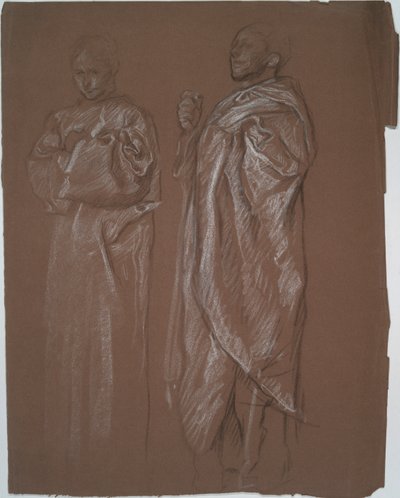 Uidentificeret undersøgelse af Edwin Austin Abbey