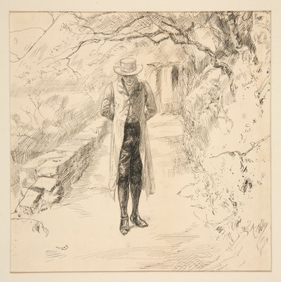 Wordsworth går i skoven: The English Lakes and Men Series, fra Harper af Edwin Austin Abbey