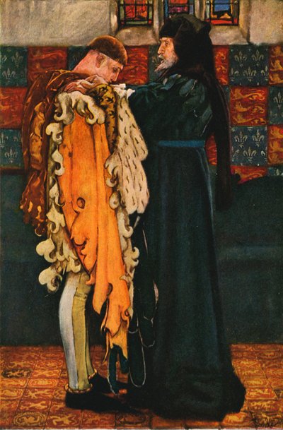 Kong Henrik IV og Prins Henrik af Edwin Austin after Abbey