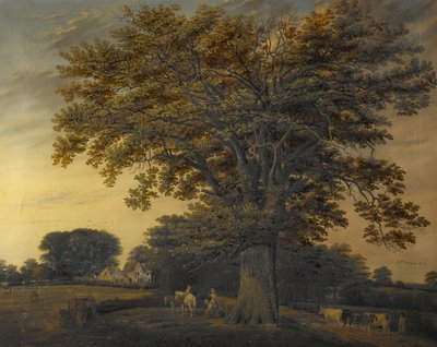 Binley Oak, 1848 af Edwin Brown