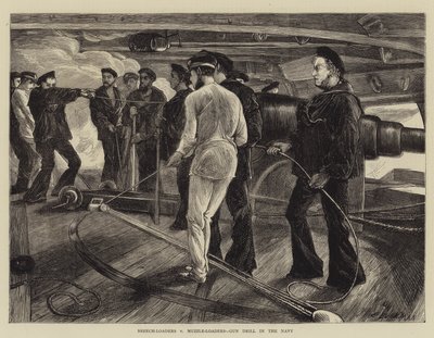Breech-Loaders v Muzzle-Loaders, Gun Drill i flåden af Edwin Buckman