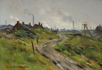 Black Country Landscape (olie på lærred) af Edwin Butler Bayliss