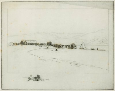 Molen (ætsning) af Edwin Butler Bayliss