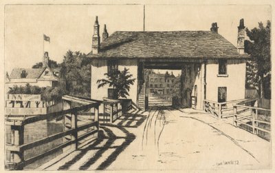 Fulham Bridge Tavern af Edwin Edwards