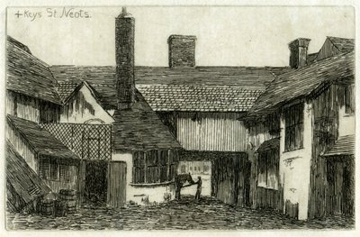 The Cross Keys, St. Neots, Cambridgeshire, 1881 af Edwin Edwards