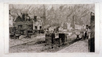 Vine Tavern, Mile End Road, Stepney, London, 1871 af Edwin Edwards