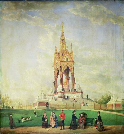Albert Memorial, i London, 1887 af Edwin Frederick Holt