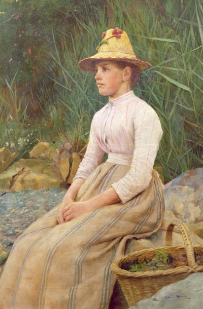 Siddende Dame af Edwin Harris