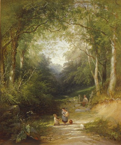 En vej gennem skoven af Edwin Henry Boddington