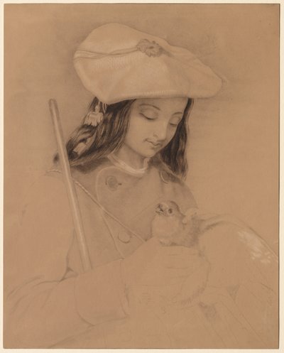 Highland Lassie af Edwin Henry Landseer