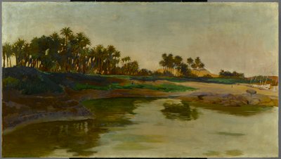 Island of Elephantine, Egypten, ca. 1886-91 af Edwin Howland Blashfield