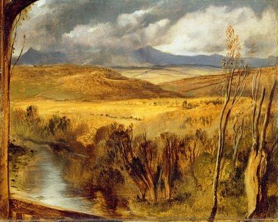 Et landskab i højlandet, ca.1825-35 af Edwin Landseer